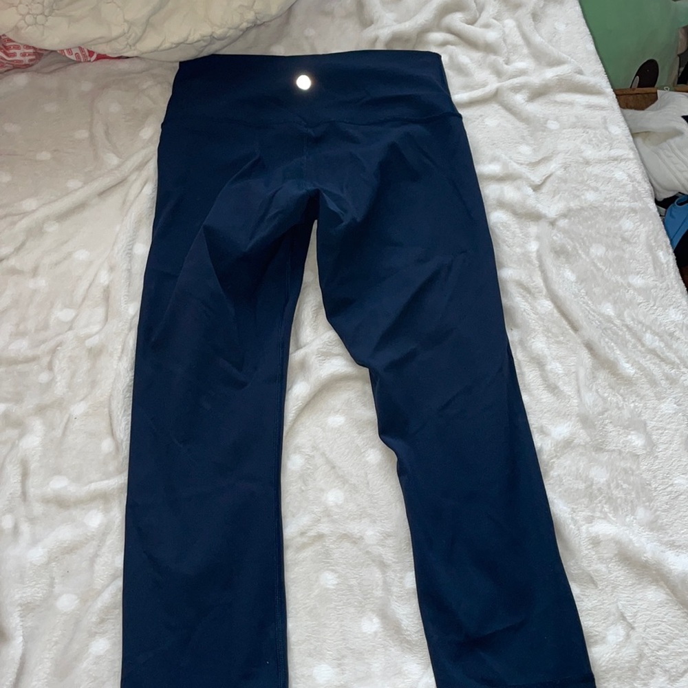 Lulu lemon dark blue leggings